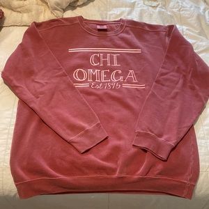 Chi Omega Comfort Colors Sweatshirt